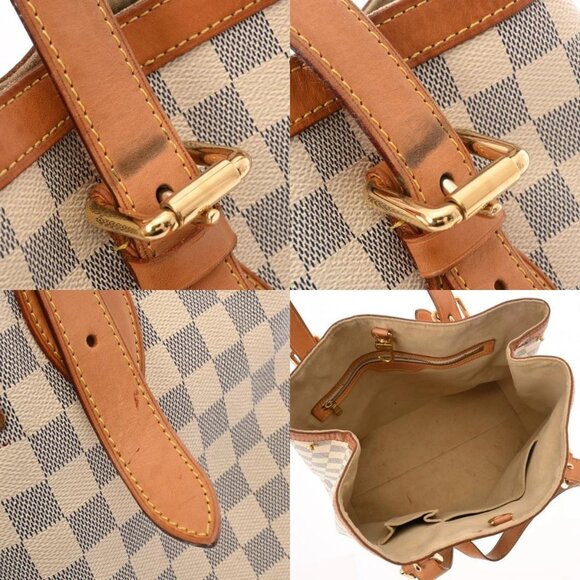 LOUIS VUITTON Damier Azur White/Blanc N51206 hand bag 800000131172000 - Picture 10 of 12